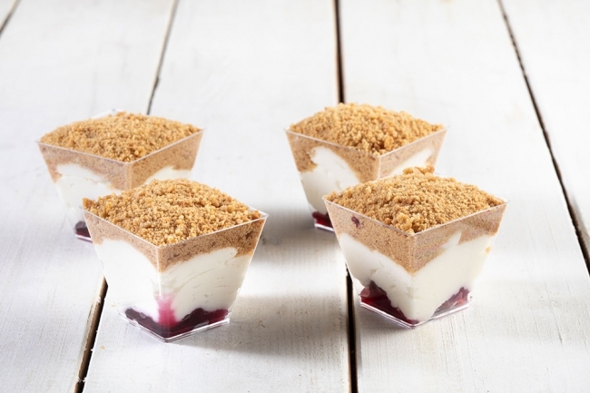 גביעי מיני מוס גבינה מינימום להזמנה - 10 יח'