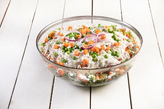 סלט בטטה, קינואה ועדשים