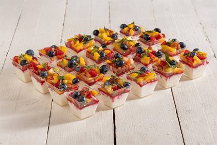 20 מעדני טפיוקה ופירות טריים